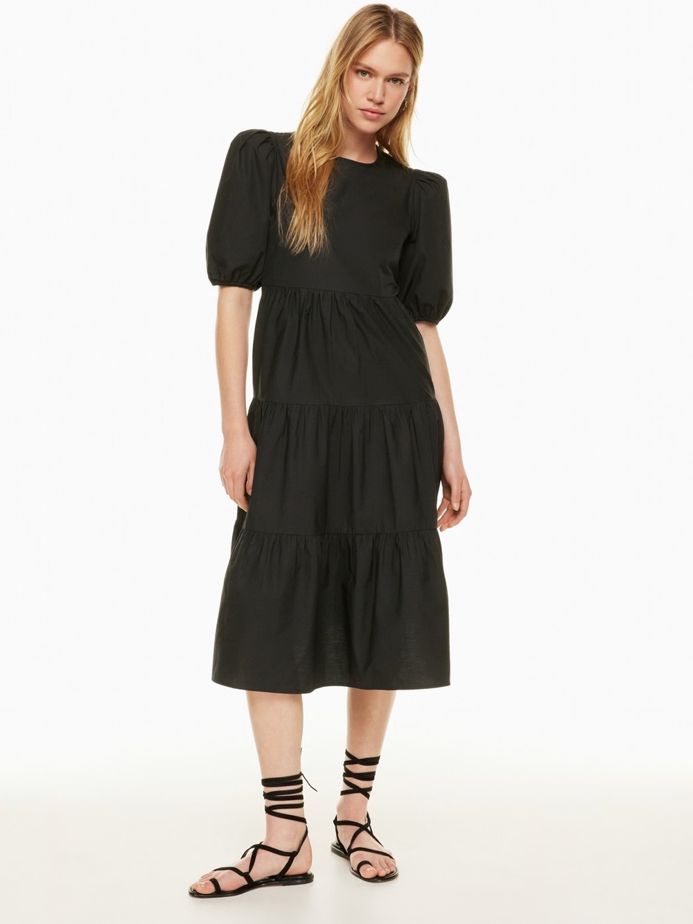 Aritzia Black Delphi Dress by Little Moon - Size Small